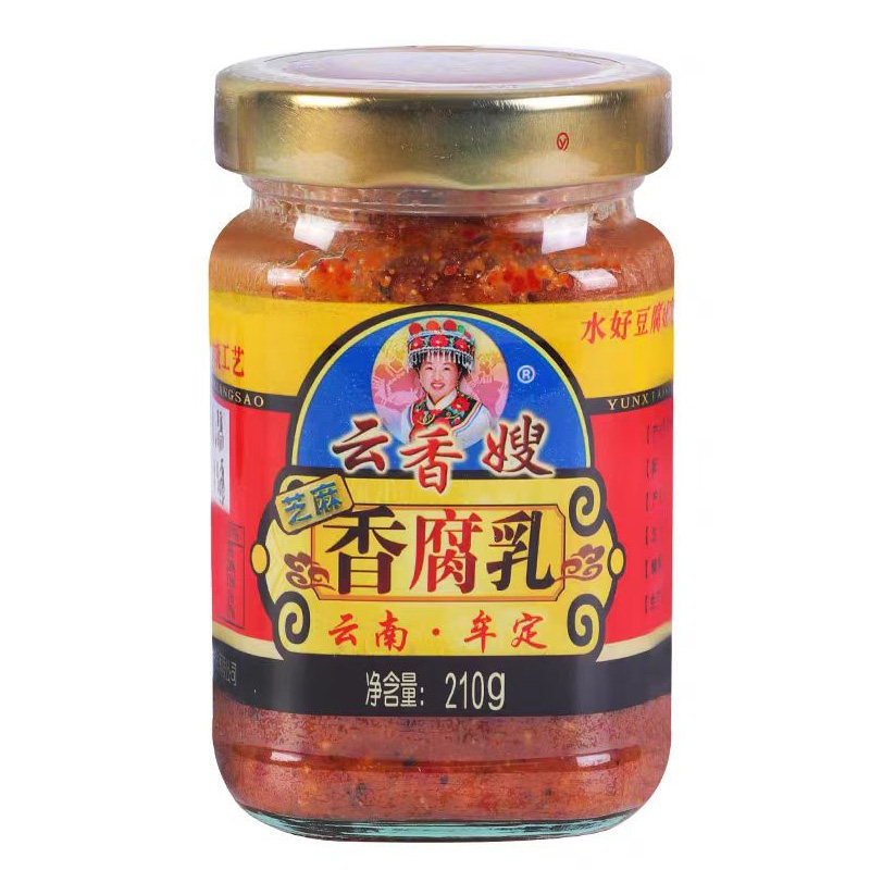 云香嫂牟定芝麻油豆腐乳210gx2瓶