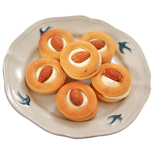 寻脆记坚果披萨小饼巴旦木牛扎夹心小饼干高颜值喜饼独立包装零食