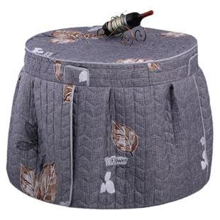 冬季加厚圆形烤火桌布罩简约现代新款电炉罩烤火炉罩套圆桌子罩套