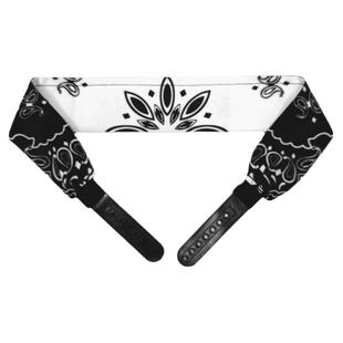 街舞嘻哈说唱复古腰花运动吸汗调节扣免系头带个性百搭头巾发带潮