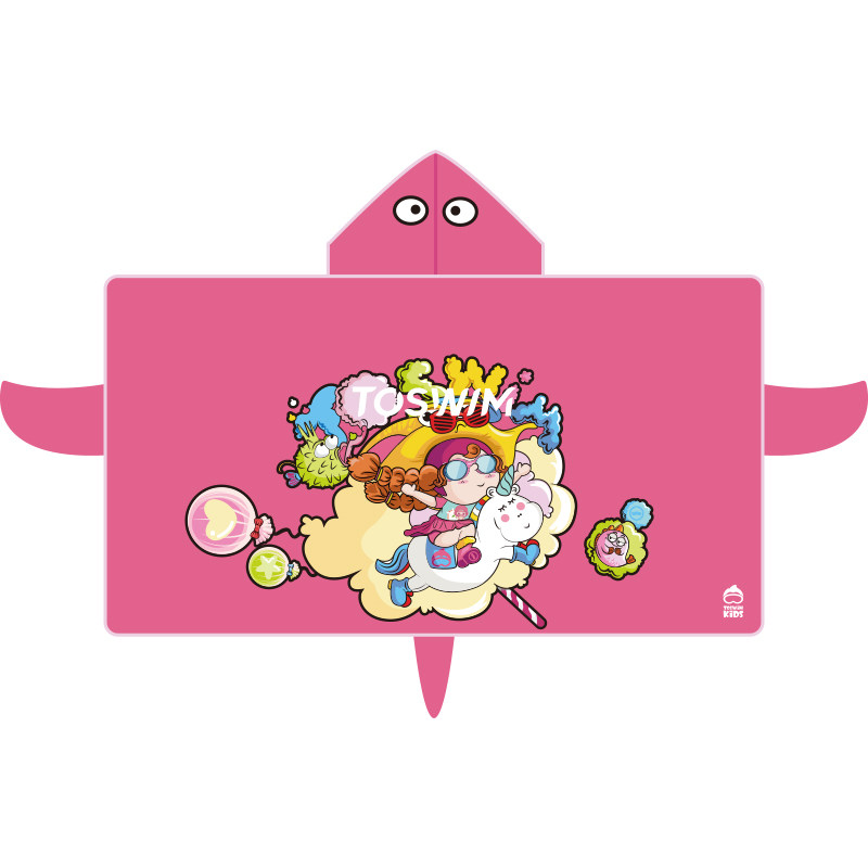 儿童斗篷速干浴巾toswim