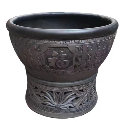 古法老式鱼缸金鱼老北京鱼盆庭院