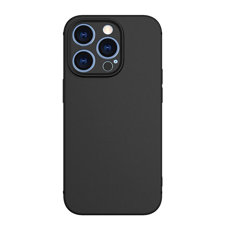适用iphone13手机壳14plus苹果16 15promax硅胶12新款磨砂11pro max防摔超薄软壳mini镜头全包保护套男女黑色