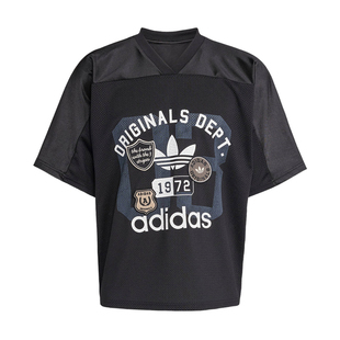 【自营】adidas阿迪达斯男子足球运动休闲宽松透气短袖上衣KD6252