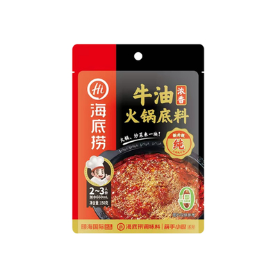 海底捞浓香牛油火锅底料150g家用