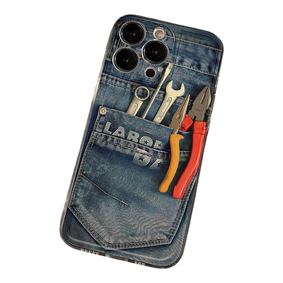 牛仔工具新款iPhone17手机壳适用苹果16ProMax创意15P新14Pro个性iPhoneAir保护13pm套14Plus12小众ip全包Air