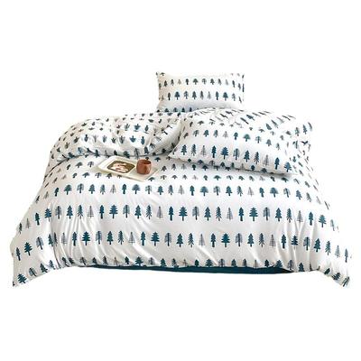 A类纯棉四件套针织裸睡轻薄软糯