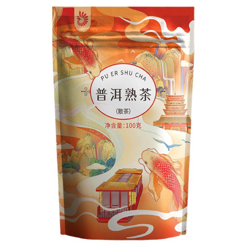 凤牌正宗临沧普洱熟茶散装100g