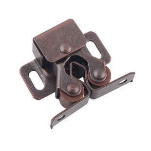 老式柜门五金配件磁吸橱柜锁扣吸合器门碰珠卡扣强力磁吸按压关