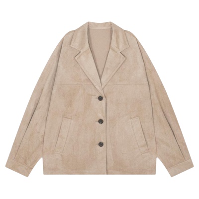 LOWRYS FARM外套女2026春季新款美拉德色系翻领夹克637616