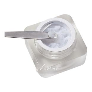 宝诗曼新款稠光雕花胶软糖胶质地冰花款非免洗罐装甲油胶美甲店用