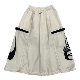 edo一度童装2025夏季新款女童时尚休闲半身裙儿童束口长裙