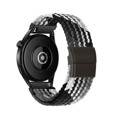 适用华为GT6/GT5荣耀小米编织磁吸手表带华米休闲可调快拆扣四季