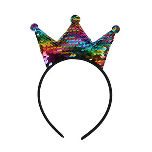 迪斯尼冰雪奇缘发箍米妮立体波点蝴蝶结超仙头纱领证公主发饰米奇