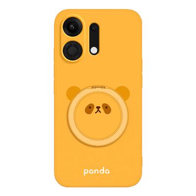 圆脸熊猫适用OPPOK13Turbo手机壳K13TurboPro保护套带支架OPPO5G新款Pro全包防摔0pp0软硅胶opk男女opopk外壳