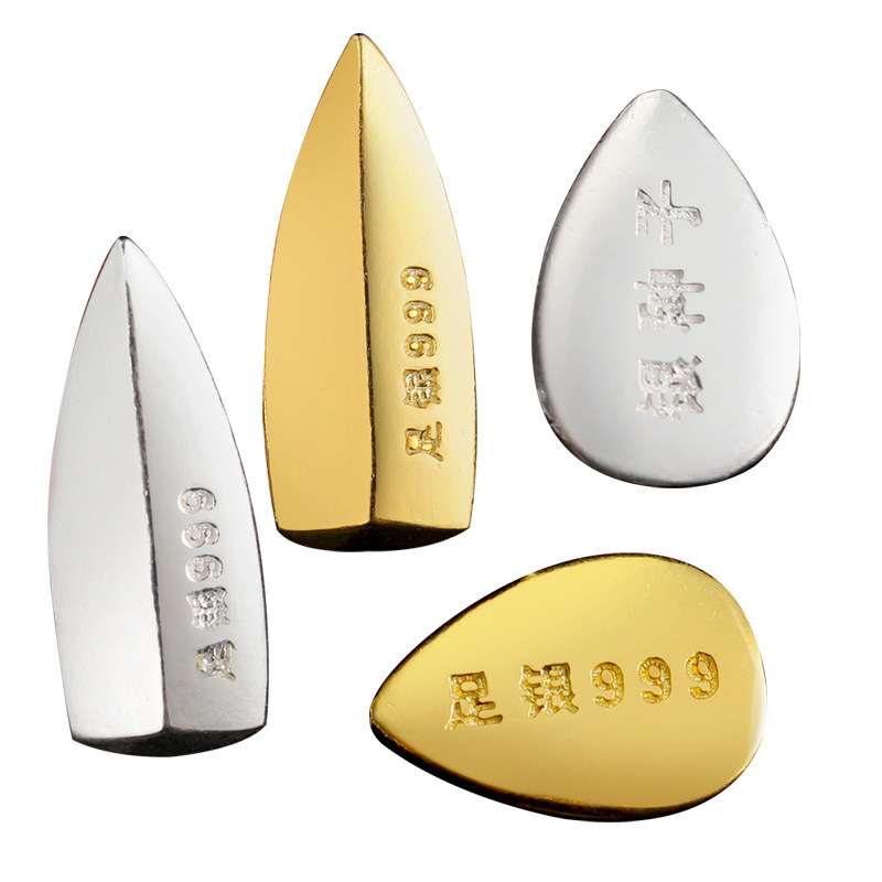 藏传纯银实心银瓜子银种子摆件