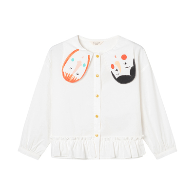 Viciusss女童可爱娃娃衫