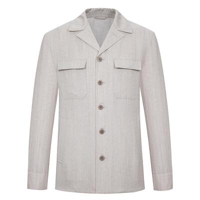 TOMBOLINI春夏亚麻色西装外套