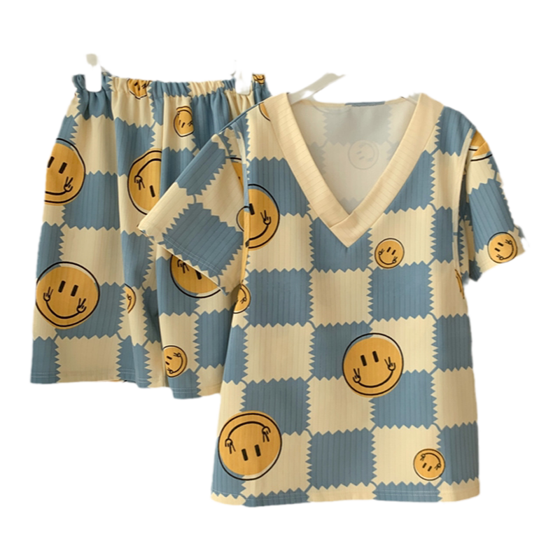 新款加肥大码月子服夏季短袖套装女200斤胖m怀孕哺乳喂奶宽松睡衣