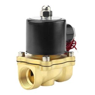 常闭电磁阀水阀12V开关阀24V放水阀220V排水阀2W-200-20/DN20-6分