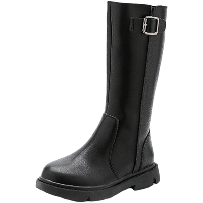 2022新款女童长筒靴时尚高筒靴子