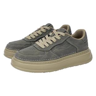 奥康男鞋2025新款秋季休闲板鞋男款透气增高百搭运动时尚鞋复古男