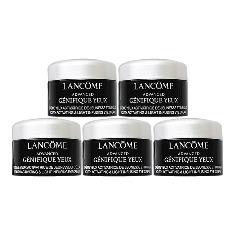 Lancome/兰蔻肌底精华焕亮眼霜5ml*5紧致超修小黑瓶