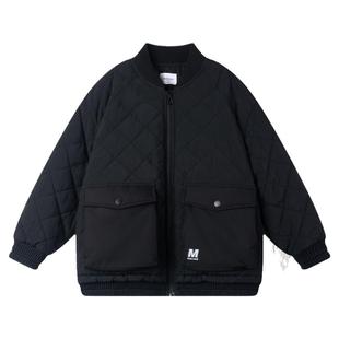 【美式飞行员】棉服复古美式夹克绗棉外套冬季防风保暖加厚男童