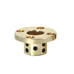 圆法兰直线轴承石墨铜套LMF6/8/10/12/16/20/25/30/35/40/50/60L