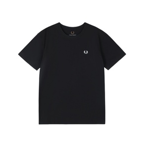 2件装英国fp麦穗男士短袖T恤圆领夏天纯棉情侣打底衫黑白纯色套盒