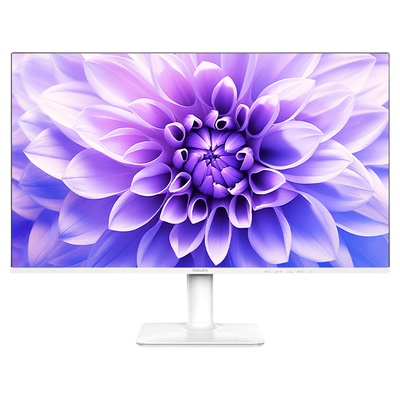 飞利浦商务办公显示器23.8英寸120hz低蓝光护眼27''女款白炒股屏