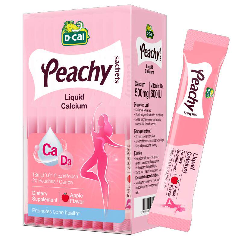 迪巧小粉条液体钙柠檬酸钙孕妇钙哺乳期女性补钙维生素d3钙