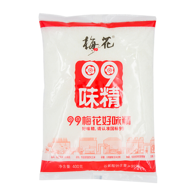 梅花99无盐纯味精增鲜家庭调味料