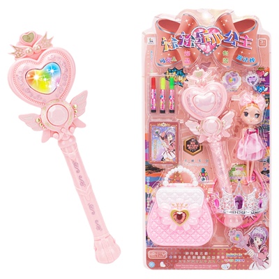 巴啦啦小魔仙公主魔法棒发光音乐闪光天使仙女棒女生礼品玩具