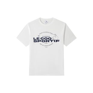 乐卡克法国公鸡夏季男士网球运动休闲舒适纯棉透气短袖T恤上衣