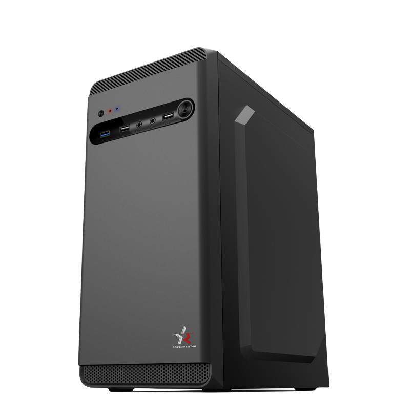 世纪之星 乐享机箱MATX办公台式机商务小型主机机箱装机 diy简约