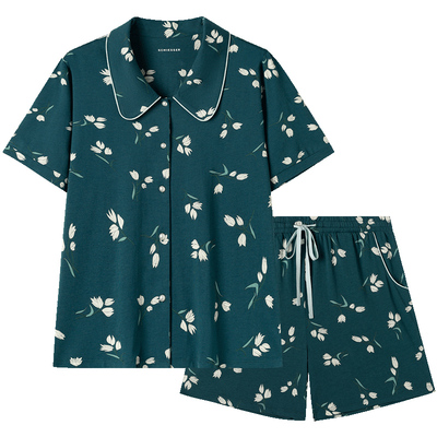 舒雅女士棉莫代尔睡衣家居服套装