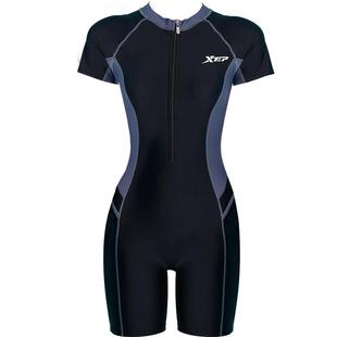 特步泳衣女2026新款保守连体泡温泉夏大码竞速训练游泳馆专业用装