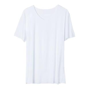 安莉芳旗下IVUT恤男女莫代尔抗菌短袖情侣可外穿家居服软UD00091