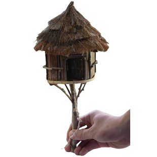 diy手工建筑沙盘模型小树屋制作材料包竹棒竹签木棍环艺微缩场景