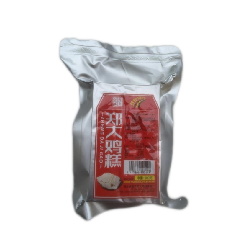 特产郑大300g真空包装老品牌鸡糕