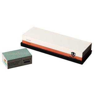 无它 双面精细磨刀石裁皮刀砥石 1000目3000目 皮革手工diy工具