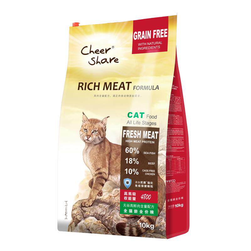 畅享优品护泌尿无谷高肉猫粮10kg