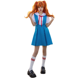 猫老师动漫明日香cosplay服装女全套二次元假发绫波丽COS女装制服