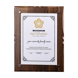 荣誉证书相框摆台制作打印捐赠毕业结业证书定制水晶企业培训资质定做聘书获奖证书授权书框架志愿者奖状裱框