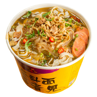 老刘头粉豆面方便泡面大桶装粉丝米线整箱加班夜宵非油炸速食免煮