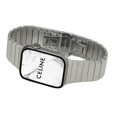 适用iwatch金属简约蝴蝶扣表带