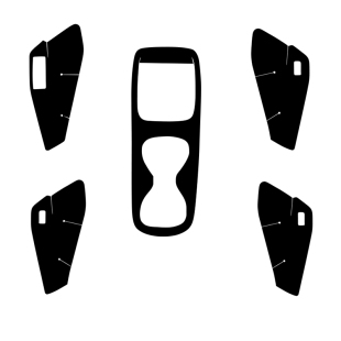 星空膜大众id3专用内饰改装贴纸中控汽车用品保护贴膜装饰配件