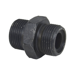 液压过渡接头对丝直接公制A型接高压油管接头不锈钢高压外丝直通