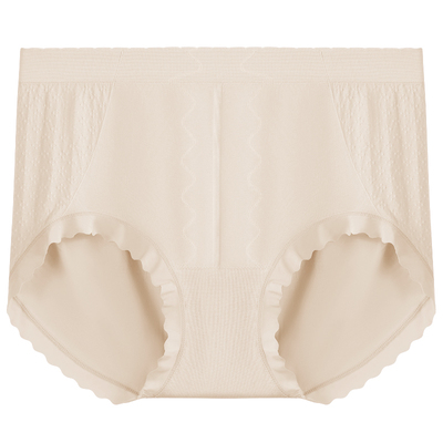 特大码260斤无缝女内裤蚕丝抗菌